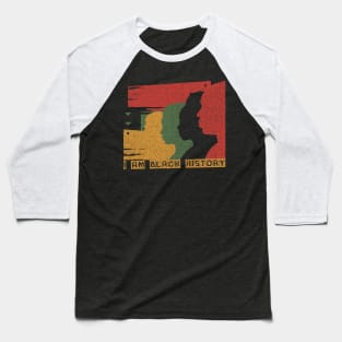 I Am Black History Baseball T-Shirt